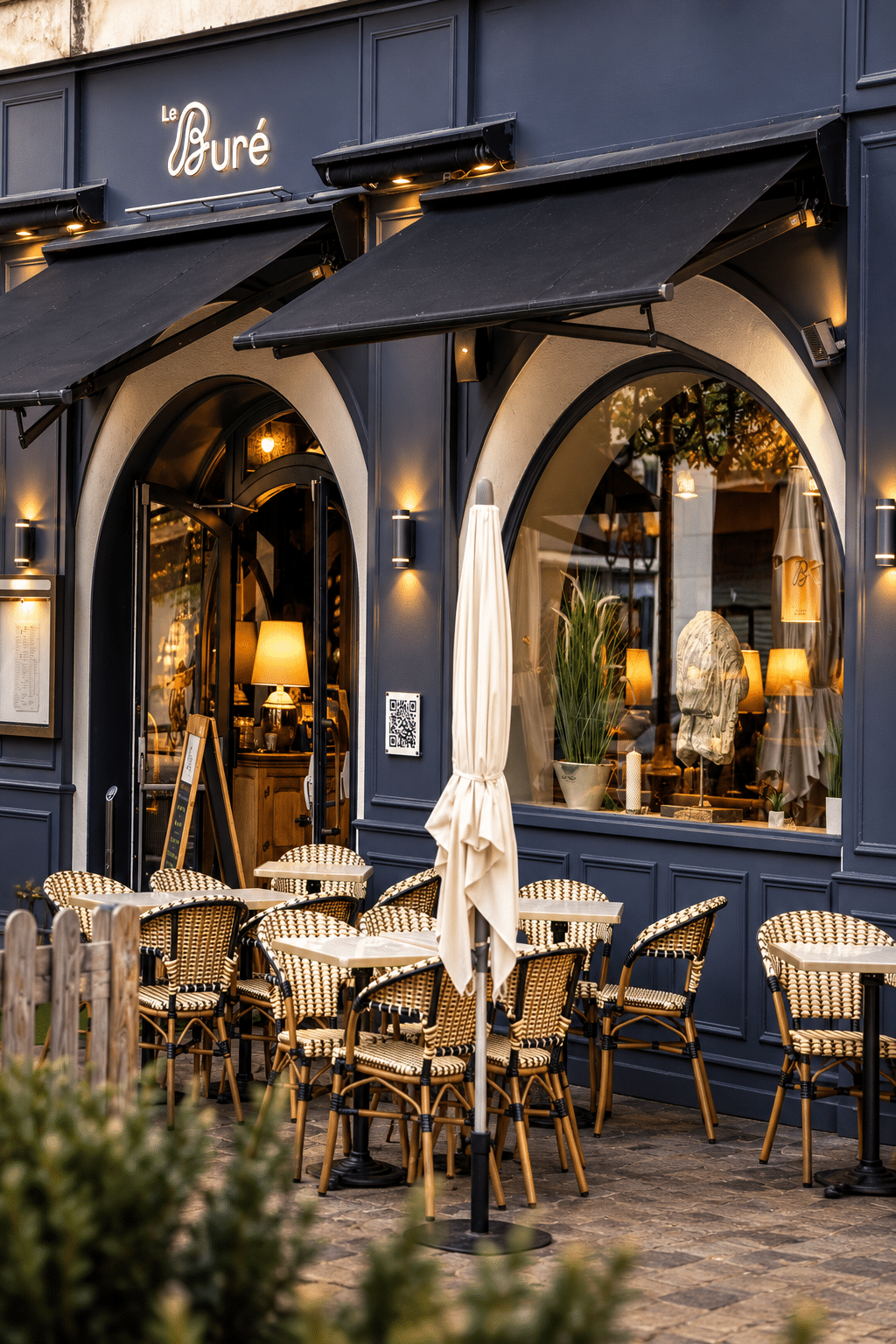 Le Buré à Tours — cuisine, salle et ambiance de la brasserie, photographie 1